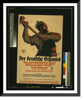 Historic Framed Print, Der deutsche Schmied ein vaterlaumlndisches Spiel. Louis Oppenheim.,  17-7/8" x 21-7/8"