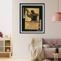 Historic Framed Print, Der deutsche Schmied ein vaterlaumlndisches Spiel. Louis Oppenheim.,  17-7/8" x 21-7/8"