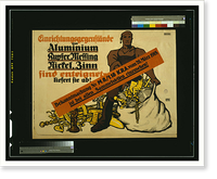Einrichtungsgegenstaumlnde aus Aluminium Kupfer Messing Nickel Zinn sind enteignet liefert sie ab!. Louis Oppenheim, Antique Print