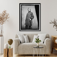 Historic Framed Print, Cummings Hon. Henry Johnson Brodhead of Iowa. Col. 39th Iowa Vol Inf.,  17-7/8" x 21-7/8"