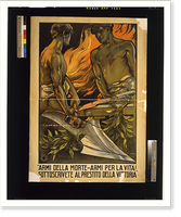 Armi della morte . armi per la vita! Sottoscrivete al prestito della vittoria, Antique Poster