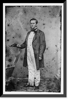 Historic Framed Print, Forney Hon. John W. Clerk of Congress & journalist,  17-7/8" x 21-7/8"