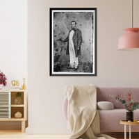 Historic Framed Print, Forney Hon. John W. Clerk of Congress & journalist,  17-7/8" x 21-7/8"