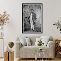 Historic Framed Print, Forney Hon. John W. Clerk of Congress & journalist,  17-7/8" x 21-7/8"