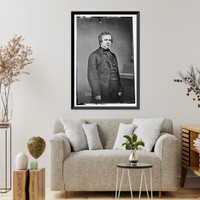 Historic Framed Print, Gen. Lew Wallace,  17-7/8" x 21-7/8"