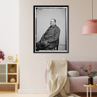 Historic Framed Print, Harris Rep. Hon. Henry Richard of GA. Colonel in CSA,  17-7/8" x 21-7/8"