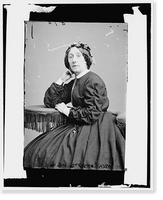 Historic Framed Print, Hinkley Bell (actress),  17-7/8" x 21-7/8"