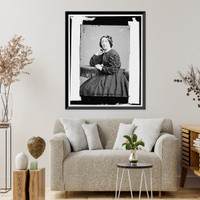 Historic Framed Print, Hinkley Bell (actress),  17-7/8" x 21-7/8"