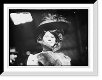 Historic Framed Print, Sybil Tancredi, opera star,  17-7/8" x 21-7/8"