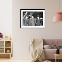 Historic Framed Print, Dr. Ramon, L. Miranda, Gonzalo de Quesada, Dr. Gustavo Govin, and Prof. F.E. Fonseca,  17-7/8" x 21-7/8"