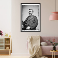 Historic Framed Print, Hon. Daniel E. Somes of Maine - 2,  17-7/8" x 21-7/8"