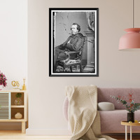 Historic Framed Print, Hon. Geo. Frisbie Hoar of MASS,  17-7/8" x 21-7/8"