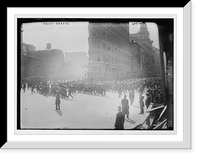 Historic Framed Print, Taft Parade, flag-carrying marchers, New York,  17-7/8" x 21-7/8"