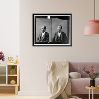 Historic Framed Print, Hon. Lucius Quintus Cincinnatus Lamar of Mississippi Colonel of 18th Miss. Inf. C.S.A. Secty of Interior in Clevelands Cabinet Supreme Court Judge,  17-7/8" x 21-7/8"
