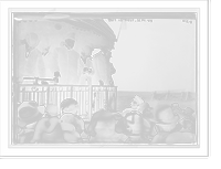 Historic Framed Print, Taft on campaign train in West,  17-7/8" x 21-7/8"