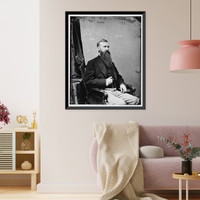 Historic Framed Print, J. M. Krebs - 3,  17-7/8" x 21-7/8"