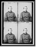Historic Framed Print, J.E. Kenna M.C. W.VA. In Confederate Army in 1864 wounded - 1864 surrended at Shreveport La.,  17-7/8" x 21-7/8"