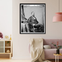 Historic Framed Print, La Duc General Commissioner of Agriculture,  17-7/8" x 21-7/8"