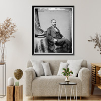 Historic Framed Print, La Duc General Commissioner of Agriculture,  17-7/8" x 21-7/8"