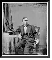 Historic Framed Print, Lamar Hon. L.Q.C. of Miss. U.S. Supreme Court Judge Col. Of 18th Miss Inf. C.S.A.,  17-7/8" x 21-7/8"