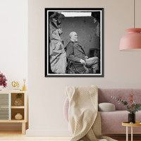 Historic Framed Print, Lamison Hon. Charles Nelson of Ohio Co. F. 20 th Ohio USA,  17-7/8" x 21-7/8"