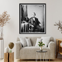 Historic Framed Print, MacFiely General USA (not in uniform. probably Robert MacFeely),  17-7/8" x 21-7/8"