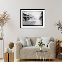 Historic Framed Print, Tenth St., paved, Panama,  17-7/8" x 21-7/8"