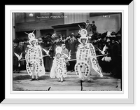 Historic Framed Print, Mummers on Broad St., New Year's Day, Philadelphia, PA.,  17-7/8" x 21-7/8"
