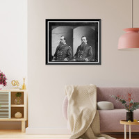 Historic Framed Print, Oliver Hon. Samuel Addison of Iowa Provost Marshal during Civil War,  17-7/8" x 21-7/8"