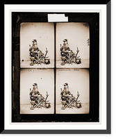 Historic Framed Print, Seth Kinman,  17-7/8" x 21-7/8"