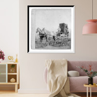 Historic Framed Print, Photographic outfit 309 miles west of St. Louis Mo.,  17-7/8" x 21-7/8"