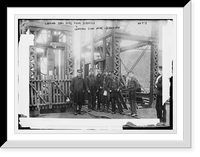 Historic Framed Print, Miners leaving entrance to coal mine near Scranton, PA.,  17-7/8" x 21-7/8"