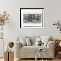 Historic Framed Print, Where General McPherson was killed,  17-7/8" x 21-7/8" Historic Framed Print, Where General McPherson was killed,  17-7/8" x 21-7/8"