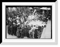 Historic Framed Print, Children ready to do Indian dance, Waldorf roof, New York,  17-7/8" x 21-7/8"