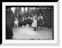 Historic Framed Print, Dancers in swings, Waldorf roof, New York,  17-7/8" x 21-7/8"