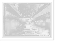 Historic Framed Print, Dining car, S. Manchurian R.R.,  17-7/8" x 21-7/8"
