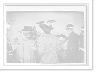 Historic Framed Print, Mrs. Jas. Davis, with others, at Cedarhurst Cup Horse Show,  17-7/8" x 21-7/8"