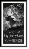 Carry on! Buy Liberty Bonds to your utmost. Edwin Howland Blashfield, Historic Reproduction