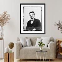 Historic Framed Print, Lincoln,  17-7/8" x 21-7/8"