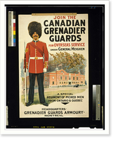 Join the Canadian Grenadier Guards, Antique Wall Art