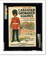Join the Canadian Grenadier Guards, Antique Wall Art