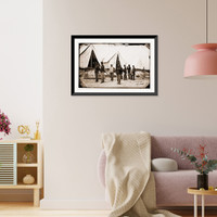Morris Island South Carolina. The rogues march drumming a thief out of camp, Vintage Print