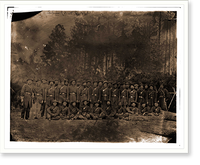 Historic Framed Print, Petersburg Virginia. Company D 149th Pennsylvania Infantry,  17-7/8" x 21-7/8"