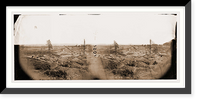 Historic Framed Print, Petersburg Virginia. Earthworks in front of Petersburg - 5,  17-7/8" x 21-7/8"