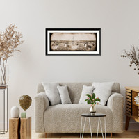 Historic Framed Print, Petersburg Virginia. Earthworks in front of Petersburg - 12,  17-7/8" x 21-7/8"