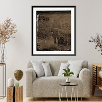 Historic Framed Print, Port Royal South Carolina. General Isaac Stevens,  17-7/8" x 21-7/8"