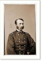 Historic Framed Print, Portrait of brevetted Brigadier General Napoleon Bonaparte McLaughlen (1823-1887) - 2,  17-7/8" x 21-7/8"