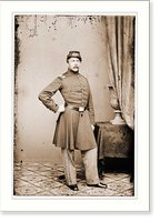 Historic Framed Print, Quartermaster L.W. Winchester 7th NYSM - 3,  17-7/8" x 21-7/8"