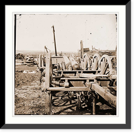 Richmond Virginia. French 12-pdr. Bronze field guns importes from France, Antique Print