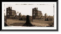 Historic Framed Print, Richmond Virginia. (Two women in black),  17-7/8" x 21-7/8"